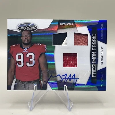 Espelho azul com certificação Panini 2010 #285 Gerald McCoy RC 13/50 ~ Tampa Bay - Imagem 1 de 4