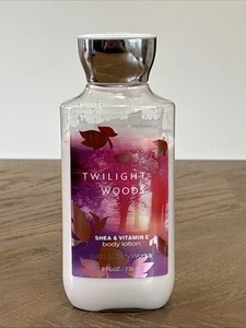 Bath & Body Works TWILIGHT WOODS Body Lotion with Shea & Vitamin E 8oz 80% Full - Picture 1 of 6