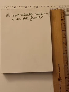 Note tablet 4 X 5 Valuable Antique Friend paper/tablet /list - Picture 1 of 3