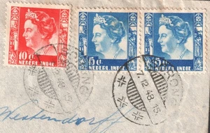 Netherlands New Guinea forerunner cover Sorong 1948  left little shorted - Picture 1 of 3