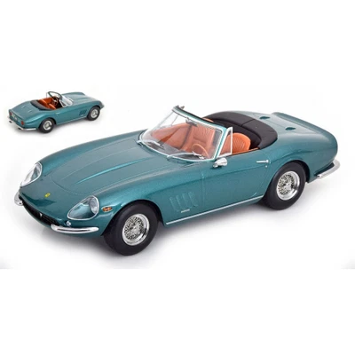 FERRARI 275 GTB4 NART SPYDER 1967 WITH REMOVABLE SOFTTOP METALLIC GREEN 1:18 Kk  - Immagine 1 di 3