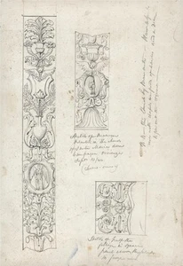 H. B. Garling - Pencil Drawing - Architectural Study Piacenza Italy 1844 - Picture 1 of 7