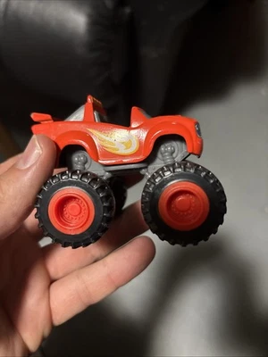 Camión vehículo Blaze and the Monster Machines rojo diecast metal Mattel Foto 1 de 3