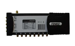 5x8 Revez Pro Series Satellite & Terrestrial Multiswitch Gold Connectors - Picture 1 of 1
