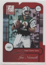 2021 Panini Donruss Elite 2001 Elite Aspirations Die-Cut /88 Joe Namath #33 HOF