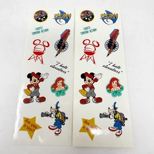 Vintage 2000s Disney Parks Hollywood Studios Souvenir Sticker Sheets - Picture 1 of 5