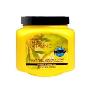 Original Clear Essence Lemon Scent Plus VitaminC and Vitamin A Body Cream 19oz.