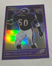 MIKE SINGLETARY 2019 LEAF METAL National Convention Purple #TN-43 #2/10