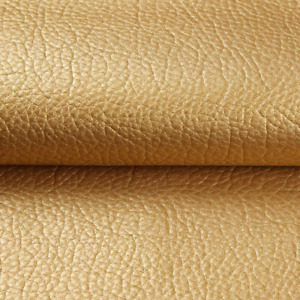 Faux Leather for crafts 7.75" X 13" Gold Sparkle Pleather