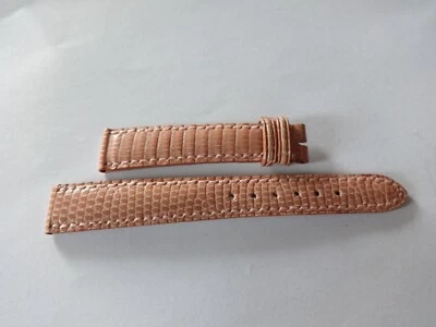 Chopard OEM Genuino Vintage Lizar... Correa Rosa/Rosa Luz Acolchada 14mm Foto 1 de 2