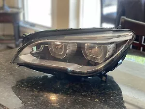✔️✔️2013-2015 For BMW 7 Series LED Headlight Left Driver OEM 7371357-01 Great ! - Picture 1 of 10