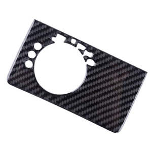 Carbon Fiber Black Headlight Switch Cover Trim Fit for Benz ML Class New - Picture 1 of 5
