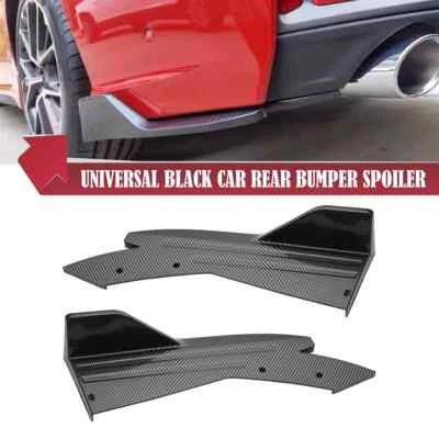 Carbon Fiber For BMW 5 Series F10 Rear Bumper Spoiler Splitter Lip Diffuser - Image 1 of 4