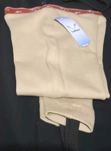 NWT! TUFF RIDER-Khaki Cttn/Spdx, Girls Equestrian Riding Schoolers Jods-(14) - Picture 1 of 5
