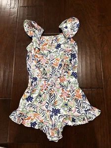 Ralph Lauren Romper Girl Size 7/8 Multicolor - Picture 1 of 5