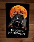 The King Of Halloween Myers Horror Michael 8X12 Metal Wall Sign Poster