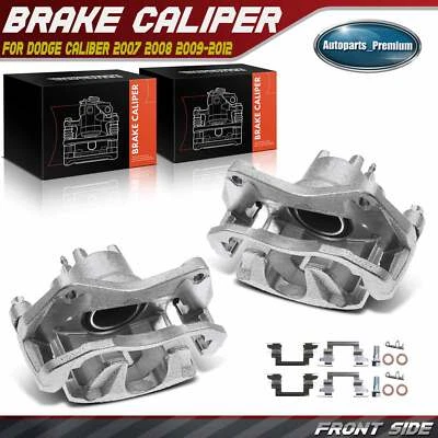 2x Pinza de freno delantera para Dodge Caliber 2007 2008 2009 2010 2011 2012 par Foto 1 de 4