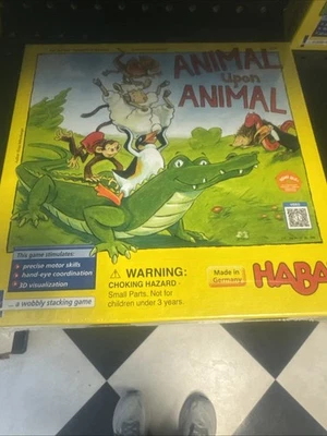 GREAT! HABA Animal Upon Animal Wooden Stacking Balancing SKILLS GAME MONTESSORI - Image 1 of 3