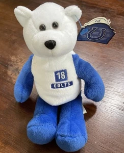 Oso Peyton Manning #18 Indianapolis Colts, hecho por Limited Treasures, nuevo - Imagen 1 de 9