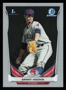 2014 Bowman Draft Chrome #CDP58 Grant Hockin - Cleveland Indians Baseball Card - Picture 1 of 2