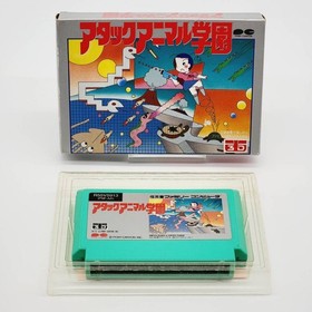 ●Famicom ●Vintage ●With box ●Pony Canyon ●Attack Animal Gakuen R55V5913 Used