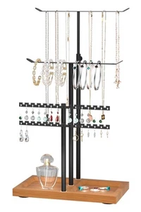 Jewelry Organizer Stand, Jewelry Holder for Necklace and Earring, Adjustable ... - Picture 1 of 7