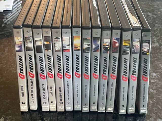 Initial D First Stage Complete First Season 9 Disc Box