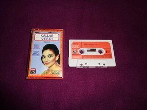 CASSETTE TAPE MARIA CALLAS VERDI / AIRS D'OPERA VOL.1 / EMI LVDSM 2904414 - Picture 1 of 1