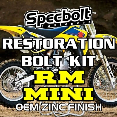 Kit de pernos de restauración RM80 RM85 para Suzuki RM 60 65 80 85 100 Specbolt OEM zinc Foto 1 de 4