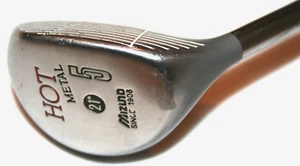 Mizuno Hot Metal 5 Wood with Dynamic Gold R400 regular flex steel shaft - Picture 1 of 5