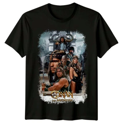 Conan the Barbarian (1982) Movie Poster Inspired T-Shirt Retro Tee Unisex - Image 1 of 4