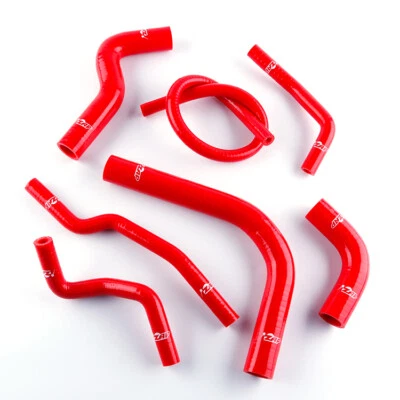 For 1986-1995 Suzuki Samurai 1.3L Red Silicone Radiator Coolant Heater Hoses Kit Foto 1 de 4