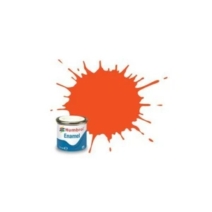 HUMBROL ENAMEL PAINT SMALTO 1322 - ORANGE CLEAR - 14ml - Picture 1 of 1
