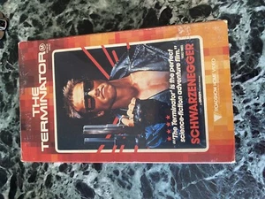 The Terminator First Print Betamax Beta NOT VHS Australia Vintage Paper Rare - Picture 1 of 12