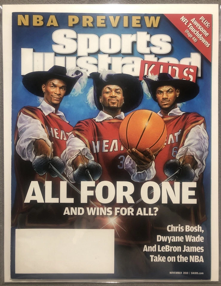 Sports Illustrated For Kids: November 2010 Miami Heat Issue (No Cards/No Poster) - Imagem 1 de 1