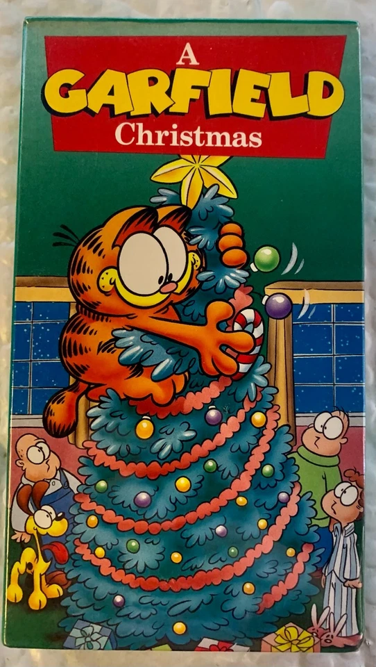 A GARFIELD CHRISTMAS VHS Video Tape 1991 Rare CBS Cartoon Holiday New Sealed — 第 1/4 张图片