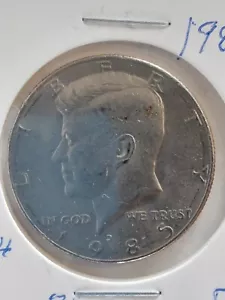 1985-D Kennedy halber Dollar Fehlerring um den Rand - Bild 1 von 3