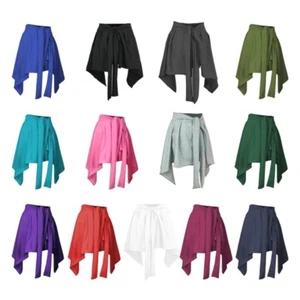 Women Tennis Yoga Tie Up Skirt Ballet Sports Wrap Short Skirts Cover Up Shawl - Picture 1 of 20