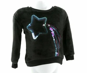 Derek Heart Girls Black Top Size 4 - Picture 1 of 12