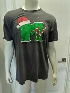 "Vintage MTV Weihnachten T-Shirt grau Größe XL ""You Got To Love The 90s" - Bild 1 von 3