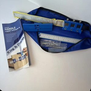 King&Charles Cabinet Hardware Jig, Cabinet Handle Jig with Automatic Center O38 - Picture 1 of 7