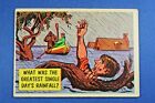 1957 Topps Isolation Booth #77 What Was The Greatest Single Day Rain?  - Good 