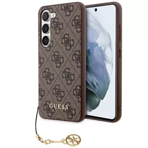 Funda de Móvil Cubierta Galaxy S24 Guess Piel Artificial Braun Cadena Color Oro - Bild 1 von 8