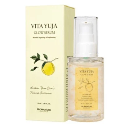 FROM NATURE Vita Yuja Glow Serum 55ml soro de vitamina C para cuidados com os poros soro de niacinamida - Imagem 1 de 4