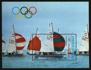 Costa de Marfil 1987 - Mi-N.o Bloque 29 ** - Estampillada sin montar o nunca montada - Olimpia - Imagen 1 de 1