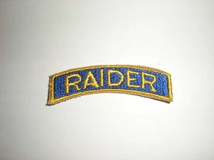PARCHE DE PESTAÑAS ROTC RAIDER DE EE. UU. - AMARILLO SOBRE AZUL - Imagen 1 de 1