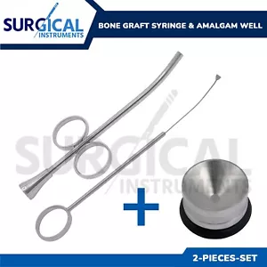 2 pz siringa innesto osseo 6 mm e pozzetto in amalgama impianto dentale grado tedesco - Foto 1 di 10
