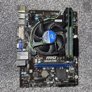 MSI H81M-P33 + i5 4440 @ 3.30GHz + 8GB Ram Motherboard Bundle - Photo 1/4