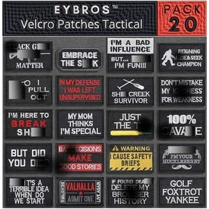 Tactical Morale Patch, 20 Bundle-Set, Military Patches Funny for Backpacks Ha... - Picture 1 of 7