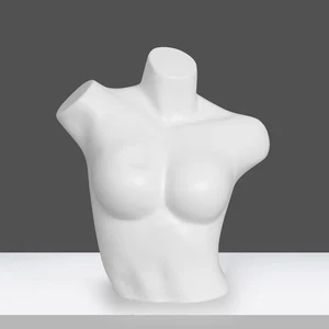 Maniquí Mujer Medio Cuerpo Torso Plástico para Exhibición Ropa Interior, Maniquí Pecho-B - Imagen 1 de 7
